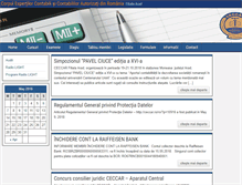Tablet Screenshot of ceccararad.ro